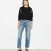 Besticktes Sweatshirt aus French Terry Besticktes Sweatshirt aus French Terry