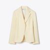 Blazer aus gerafftem Twill Blazer aus gerafftem Twill