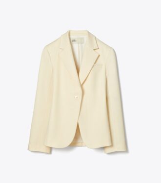 Blazer aus gerafftem Twill Blazer aus gerafftem Twill