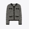 Blumen-Jacquard-Kendra-Strickjacke Blumen-Jacquard-Kendra-Strickjacke