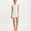 Blumiges Baumwollpopeline-Kleid Blumiges Baumwollpopeline-Kleid