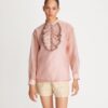 Bluse mit Rüschenfront Bluse mit Rüschenfront