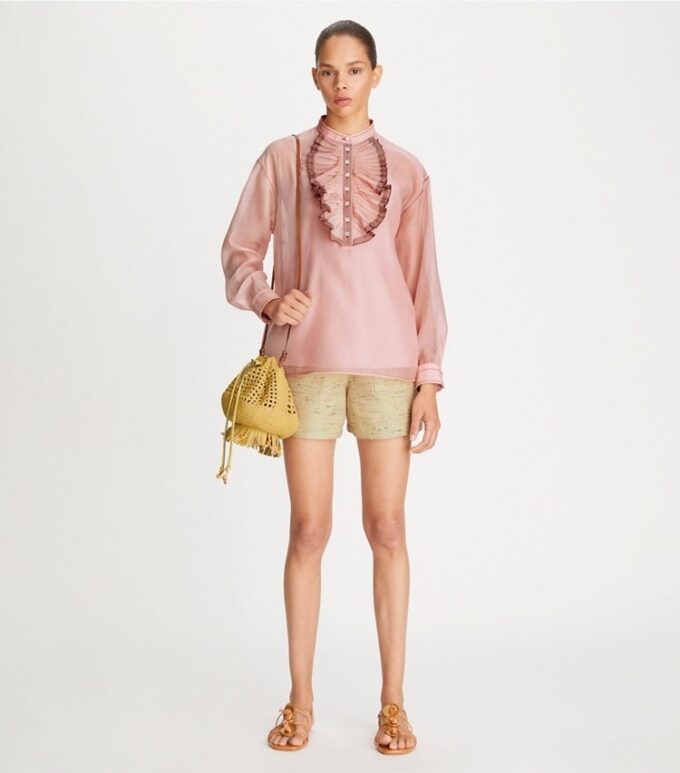 Bluse mit Rüschenfront Bluse mit Rüschenfront