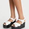 Bombe Cross-Strap Plateausandale Bombe Cross-Strap Plateausandale