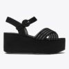 Bombe Cross-Strap Plateausandale Bombe Cross-Strap Plateausandale