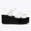 Bombe Cross-Strap Plateausandale Bombe Cross-Strap Plateausandale