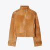 Bomberjacke aus Wildleder Bomberjacke aus Wildleder