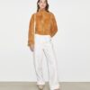 Bomberjacke aus Wildleder Bomberjacke aus Wildleder