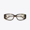 Brille mit durchbrochenem Rechteckrahmen Brille mit durchbrochenem Rechteckrahmen