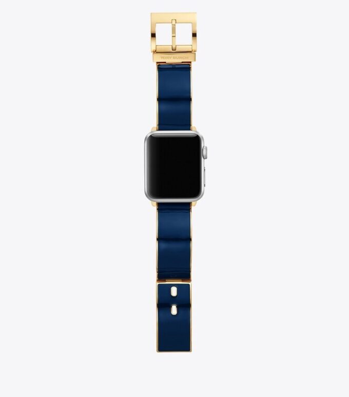 Buddy Bangle Band für Apple Watch®, goldfarben/marineblau, 38 mm x 40 mm Buddy Bangle Band für Apple Watch®, goldfarben/marineblau, 38 mm x 40 mm