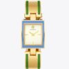 Buddy Bangle Uhr, goldfarben/mehrfarbiges Edelstahl, 26 x 32 mm Buddy Bangle Uhr, goldfarben/mehrfarbiges Edelstahl, 26 x 32 mm