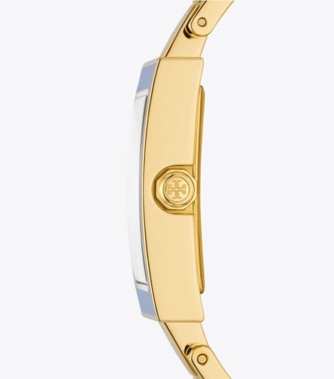 Buddy Bangle Uhr, goldfarben/mehrfarbiges Edelstahl, 26 x 32 mm Buddy Bangle Uhr, goldfarben/mehrfarbiges Edelstahl, 26 x 32 mm