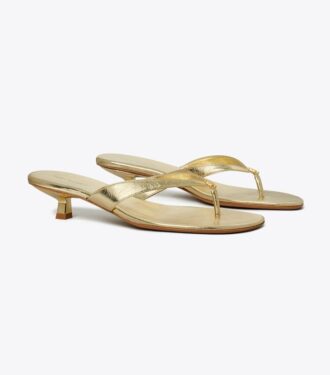 Capri-Sandalen mit niedrigem Absatz