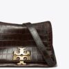 Charlie Schultertasche mit Krokodilprägung Charlie Schultertasche mit Krokodilprägung