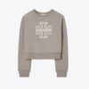 Chenille-Logo-Rundhals-Sweatshirt Chenille-Logo-Rundhals-Sweatshirt