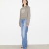 Chenille-Logo-Rundhals-Sweatshirt Chenille-Logo-Rundhals-Sweatshirt