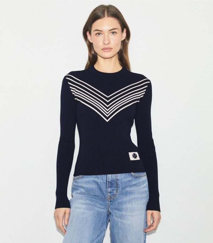 Chevron-Viskose-Pullover Chevron-Viskose-Pullover