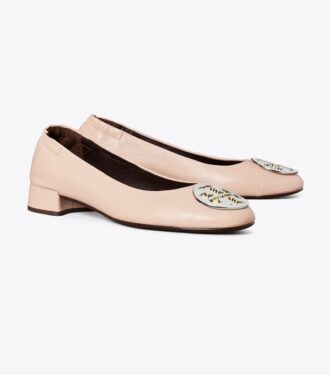 Claire Cap-Toe Heel Ballerinas