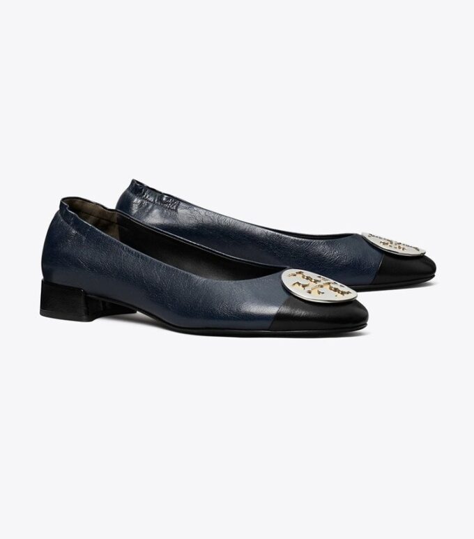 Claire Cap-Toe Heel, Wide Claire Cap-Toe Heel, Wide