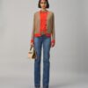 Colorblock-Kaschmir-Strickjacke Colorblock-Kaschmir-Strickjacke