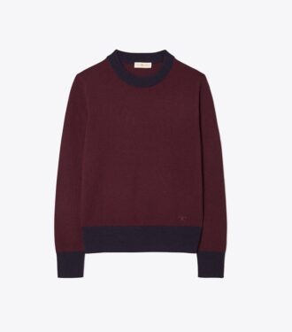 Colorblock-Pullover aus Kaschmir