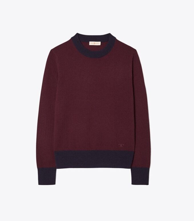 Colorblock-Pullover aus Kaschmir Colorblock-Pullover aus Kaschmir