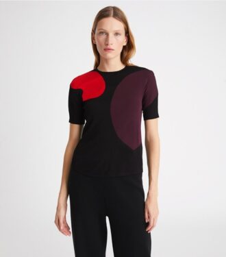 Colorblock-Strickoberteil