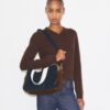 Colorblock-Wildleder-Tasche Colorblock-Wildleder-Tasche