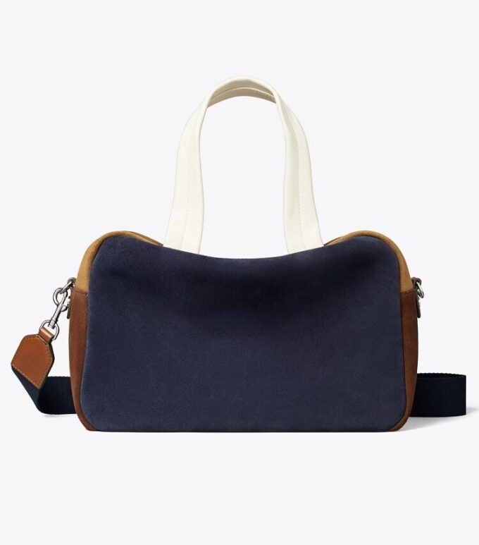 Colorblock-Wildleder-Tasche Colorblock-Wildleder-Tasche