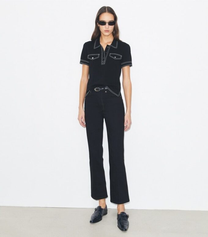 Cropped Flare Jeans Cropped Flare Jeans