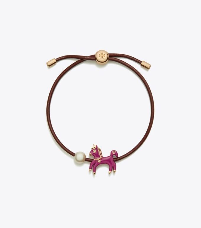 Curiosity Emaille-Pferd-Schiebe-Armband Curiosity Emaille-Pferd-Schiebe-Armband