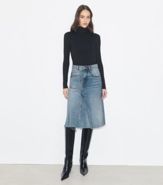 Dekonstruierter Jeansrock