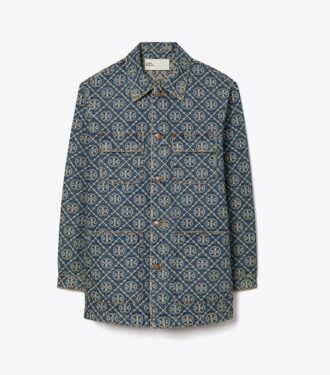 Denim-Cargo-Barnjacke