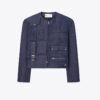 Denim-Handtaschenjacke Denim-Handtaschenjacke