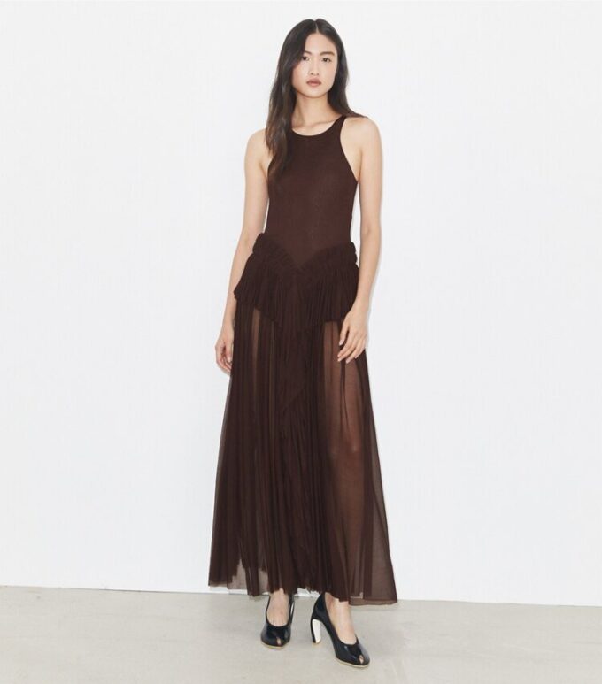 Drapiertes Jerseykleid Drapiertes Jerseykleid