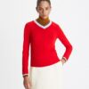 Dreilagiger Colorblock-Pullover Dreilagiger Colorblock-Pullover