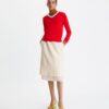 Dreilagiger Colorblock-Pullover Dreilagiger Colorblock-Pullover