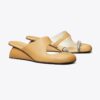Durchbrochene Mule-Sandalen mit Keilabsatz Durchbrochene Mule-Sandalen mit Keilabsatz