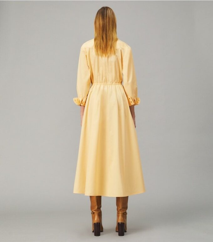 Eleanor-Kleid aus Baumwollpopeline Eleanor-Kleid aus Baumwollpopeline