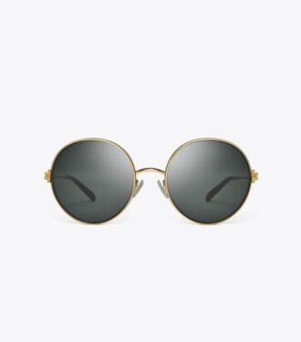 Eleanor Metall-Sonnenbrille mit runden Gläsern