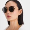Eleanor Metall-Sonnenbrille mit runden Gläsern Eleanor Metall-Sonnenbrille mit runden Gläsern