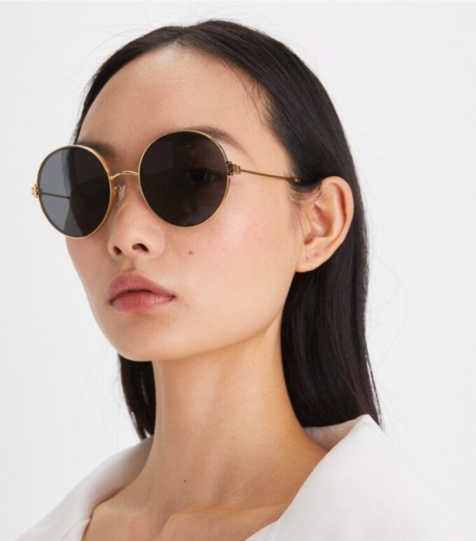 Eleanor Metall-Sonnenbrille mit runden Gläsern Eleanor Metall-Sonnenbrille mit runden Gläsern