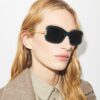 Eleanor Rechteckige Sonnenbrille Eleanor Rechteckige Sonnenbrille