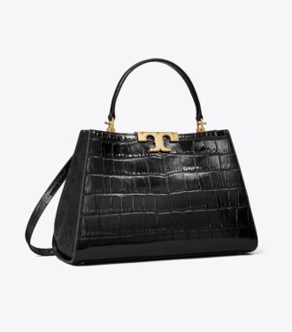Eleanor Satchel mit Krokodilprägung Eleanor Satchel mit Krokodilprägung