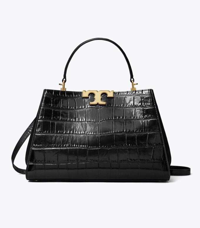Eleanor Satchel mit Krokodilprägung Eleanor Satchel mit Krokodilprägung