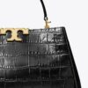 Eleanor Satchel mit Krokodilprägung Eleanor Satchel mit Krokodilprägung