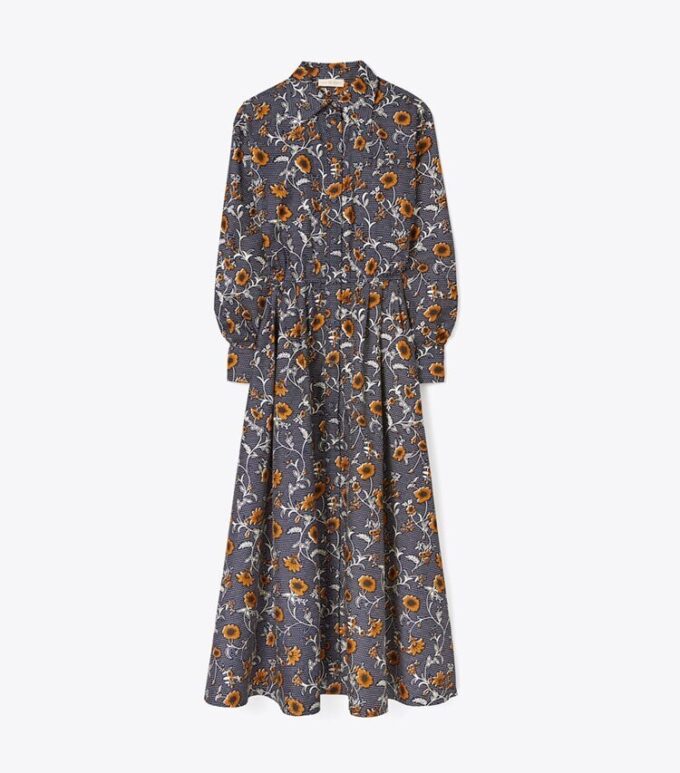 Eleanor Seiden-Twill-Kleid Eleanor Seiden-Twill-Kleid