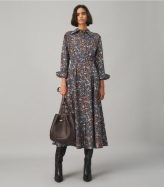 Eleanor Seiden-Twill-Kleid