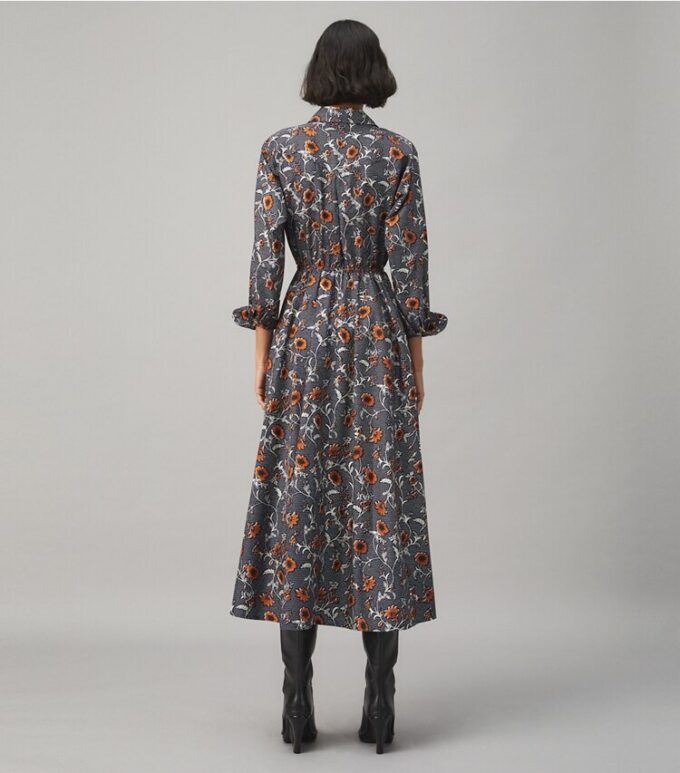 Eleanor Seiden-Twill-Kleid Eleanor Seiden-Twill-Kleid