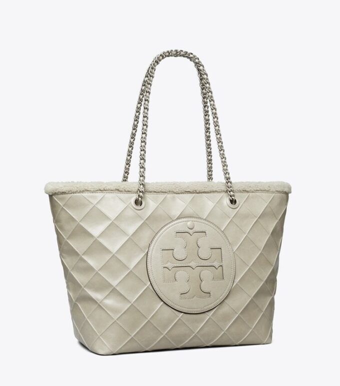 Ella Chain Shearling Tote Ella Chain Shearling Tote